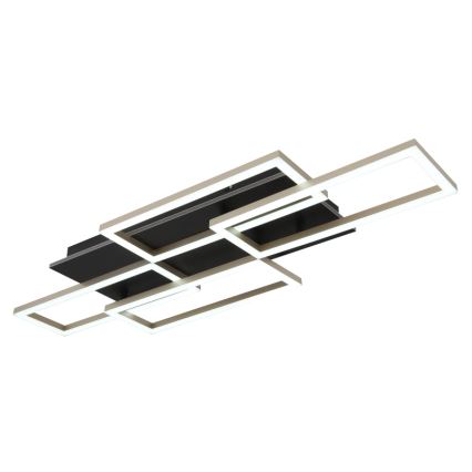 Globo - Candeeiro de teto LED dimerizável LED/40W/230V 2700-6500K 32,5x87,5 cm preto + controlo remoto