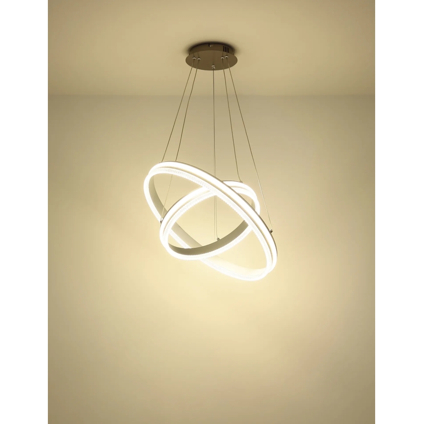 Globo - Lustre LED dimerizável em cabo LED/60W/230V 2700-6000K + controlo remoto