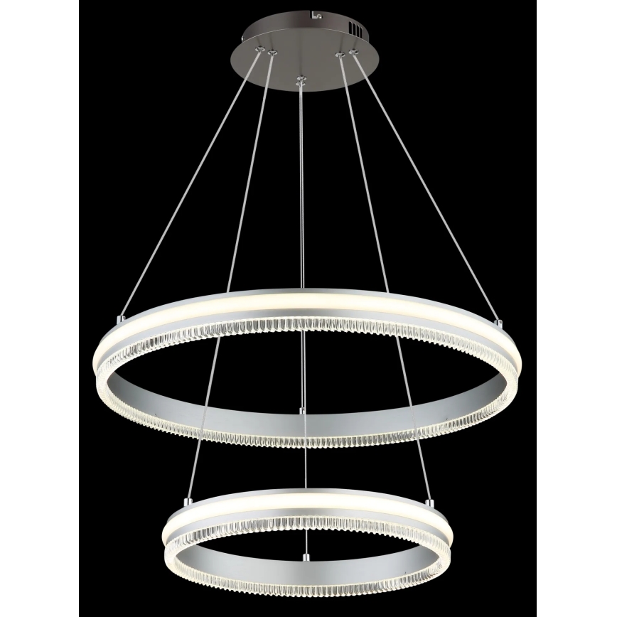 Globo - Lustre LED dimerizável em cabo LED/60W/230V 2700-6000K + controlo remoto