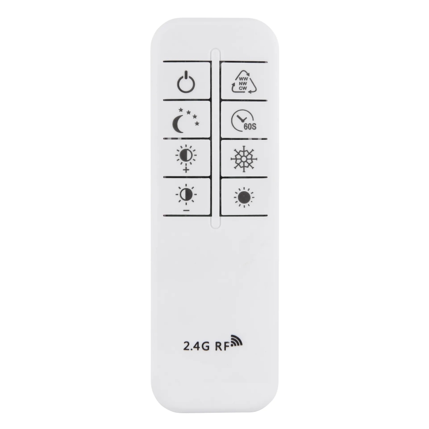 Globo - Luminária de teto LED dimerizável LED/72W/230V 2700-6000K prateada + controlo remoto