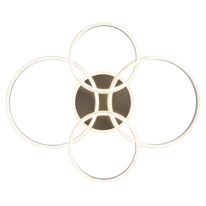 Globo - Candeeiro de tecto LED dimerizável LED/90W/230V 2700-6000K prateado + controlo remoto