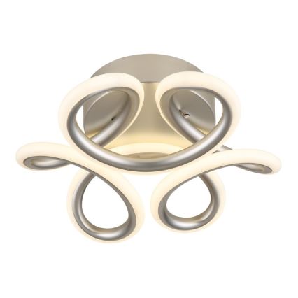 Globo - Plafon LED LED/24W/230V 2700/4000/6000K diâmetro 26 cm cromo fosco