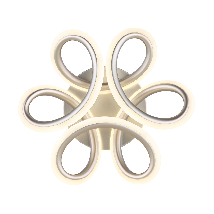 Globo - Plafon LED LED/24W/230V 2700/4000/6000K diâmetro 26 cm cromo fosco