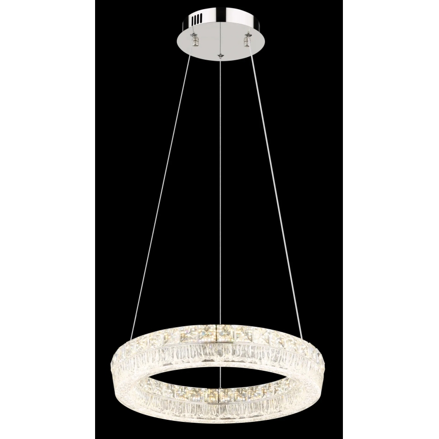 Globo - Lustre pendente em cabo dimerizável LED/24W/230V 2700-6000K transparente + controlo remoto
