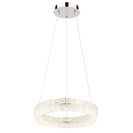 Globo - Lustre pendente em cabo dimerizável LED/24W/230V 2700-6000K transparente + controlo remoto