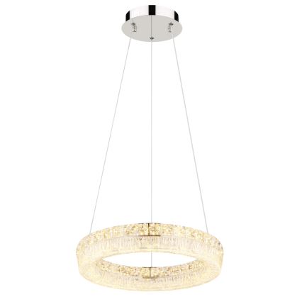 Globo - Lustre pendente em cabo dimerizável LED/24W/230V 2700-6000K transparente + controlo remoto