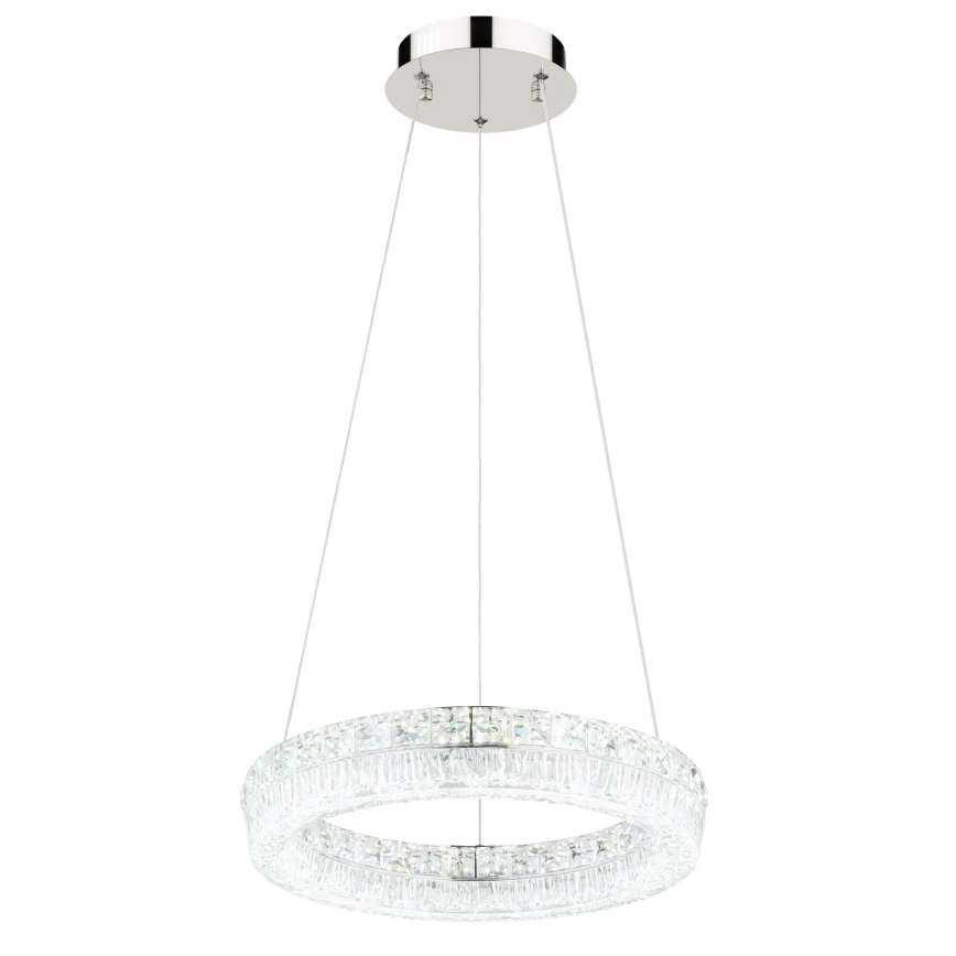 Globo - Lustre pendente em cabo dimerizável LED/24W/230V 2700-6000K transparente + controlo remoto