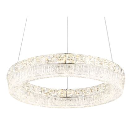 Globo - Lustre pendente em cabo dimerizável LED/24W/230V 2700-6000K transparente + controlo remoto