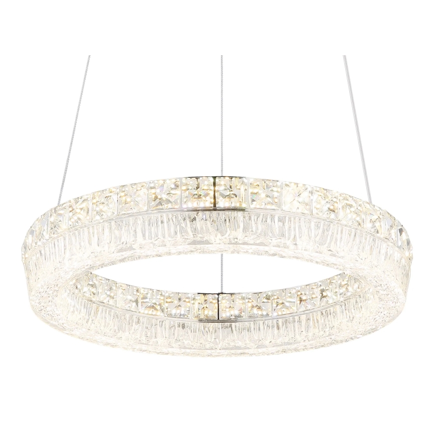 Globo - Lustre pendente em cabo dimerizável LED/24W/230V 2700-6000K transparente + controlo remoto