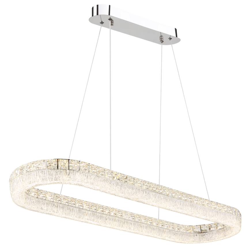 Globo - Lustre pendente em cabo dimerizável LED/40W/230V 2700-6000K transparente + controlo remoto