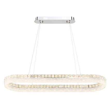 Globo - Lustre pendente em cabo dimerizável LED/40W/230V 2700-6000K transparente + controlo remoto