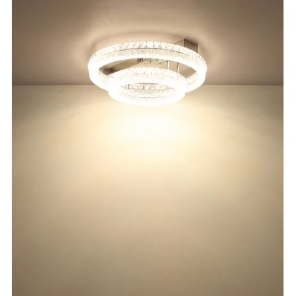 Globo - Candeeiro de tecto LED dimerizável LED/60W/230V 2700-6000K transparente + controlo remoto