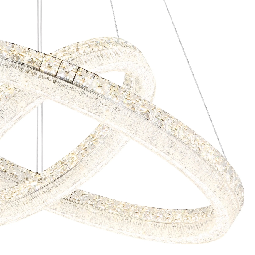 Globo - Lustre pendente LED dimável em cabo LED/72W/230V 2700-6000K transparente + comando à distância