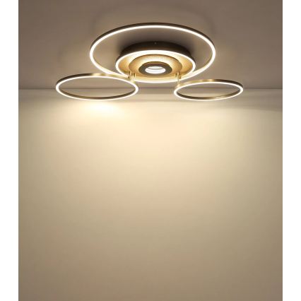 Globo - Candeeiro de teto LED dimável LED/60W/230V 2700-6500K 80,8x99,2 cm latão + controlo remoto