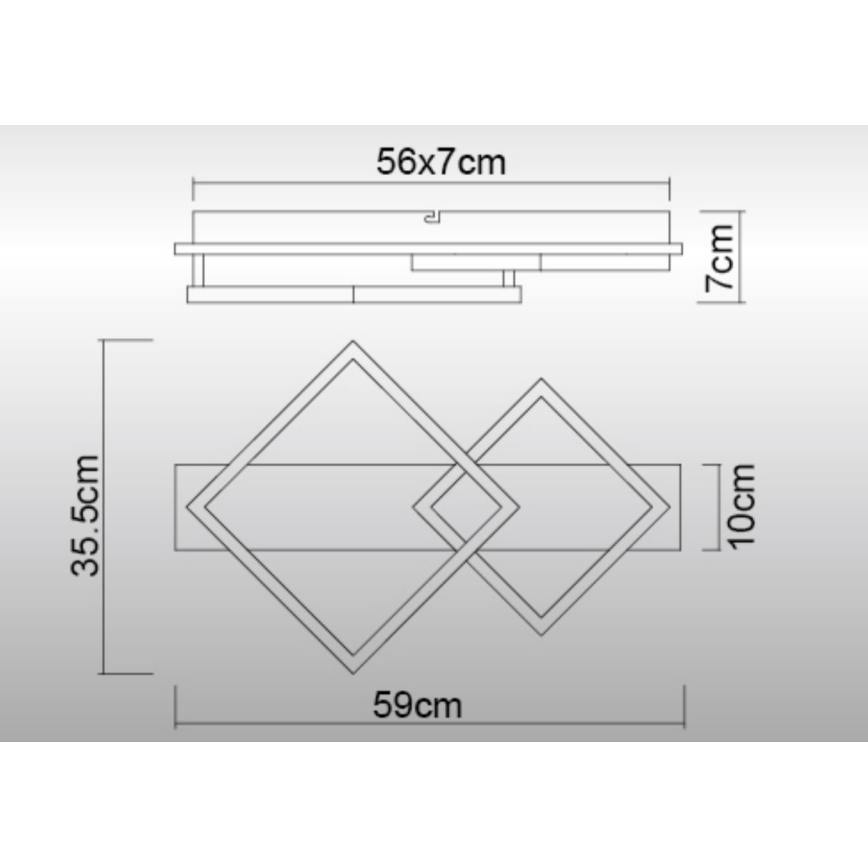 Globo - Iluminação de teto LED LED/24W/230V 3000K
