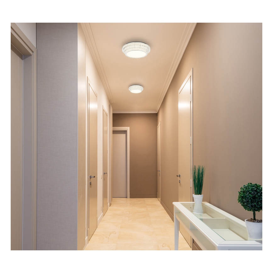 Globo - Candeeiro de teto dimerizável LED/58W/230V 2700-6000K Ø 60 cm branco + controlo remoto