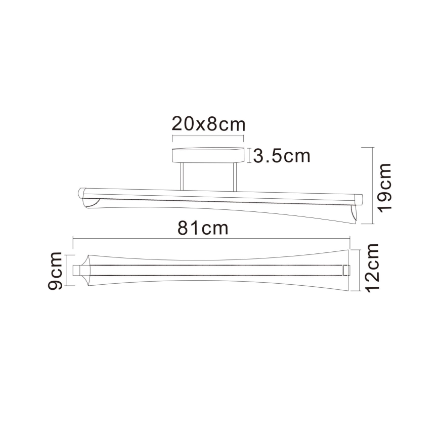 Globo - Lustre LED com haste LED/28W/230V 2700/4000/6000K