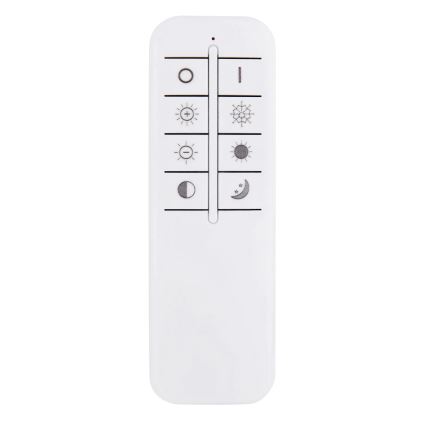 Globo - Candeeiro de tecto LED regulável LED/24W/230V 2700-6500K prateado + comando remoto