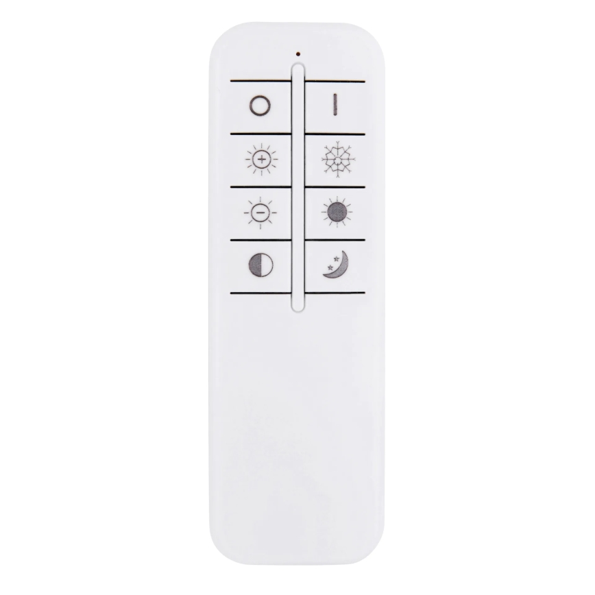 Globo - Candeeiro de tecto LED regulável LED/24W/230V 2700-6500K prateado + comando remoto