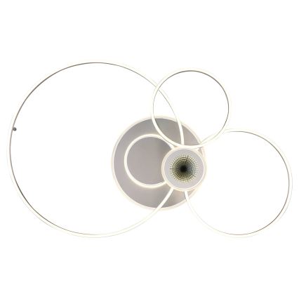 Globo - Candeeiro de teto LED dimerizável LED/36W/230V 2700-6500K prata + comando remoto