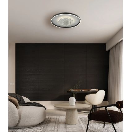 Globo - Luminária de teto LED/40W/230V 3000/4000/6000K Ø 51,5 cm preta
