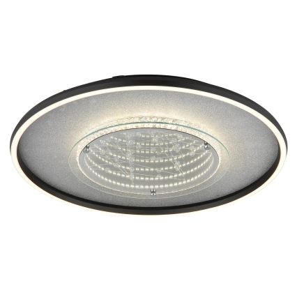 Globo - Luminária de teto LED/40W/230V 3000/4000/6000K Ø 51,5 cm preta