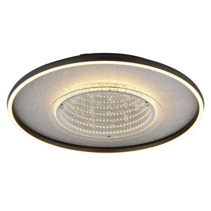 Globo - Luminária de teto LED/40W/230V 3000/4000/6000K Ø 51,5 cm preta