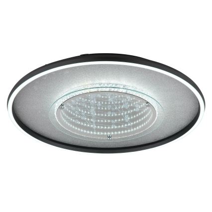Globo - Luminária de teto LED/40W/230V 3000/4000/6000K Ø 51,5 cm preta