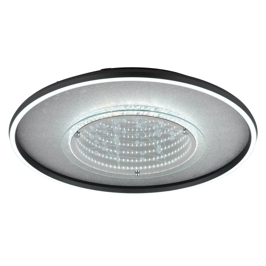 Globo - Luminária de teto LED/40W/230V 3000/4000/6000K Ø 51,5 cm preta