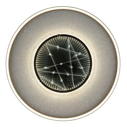 Globo - Luminária de teto LED/40W/230V 3000/4000/6000K Ø 51,5 cm preta