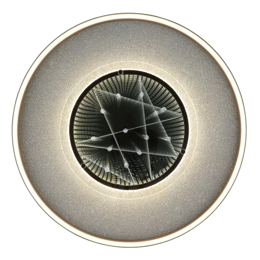 Globo - Luminária de teto LED/40W/230V 3000/4000/6000K Ø 51,5 cm preta