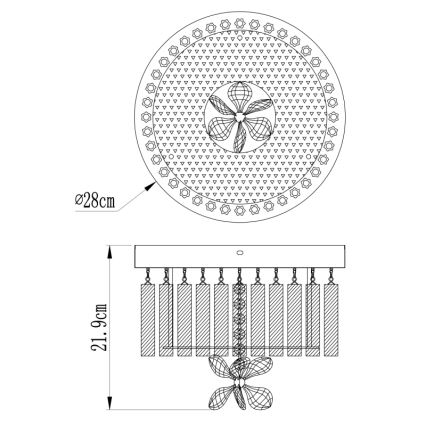 Globo - Iluminação de teto LED LED/12W/230V
