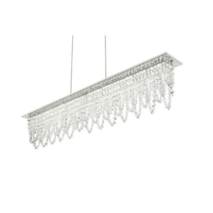 Globo - LED Regulação cristal candelabro suspenso LED/24W/230V 3000-6000K + controlo remoto