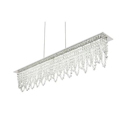 Globo - LED Regulação cristal candelabro suspenso LED/24W/230V 3000-6000K + controlo remoto