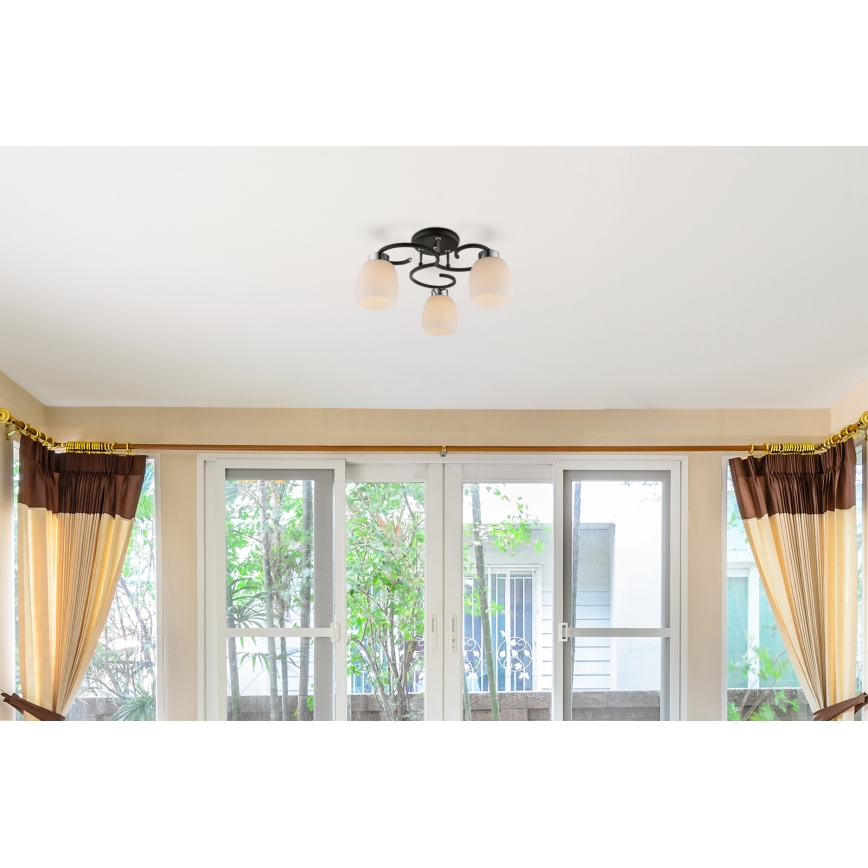 Globo - Luz de teto 3xE27/40W/230V