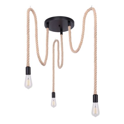 Globo - Candeeiro suspenso 3xE27/60W/230V aranha