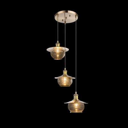 Globo - Luz pendente 3xE27/60W/230V