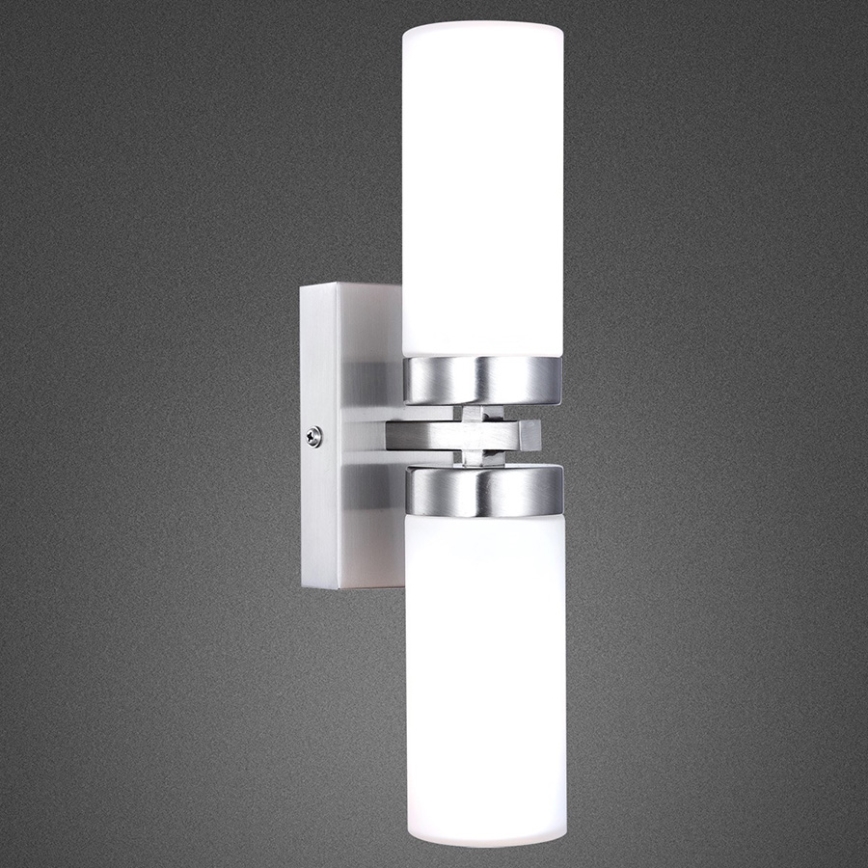 Globo - Luminária de parede para banheiro 2xE14/40W/230V IP44