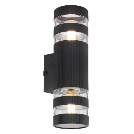 Globo - Aplique de parede 2xE27/10W/230V preto