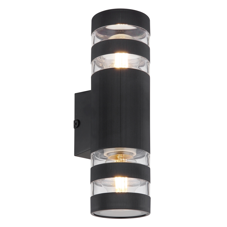 Globo - Aplique de parede 2xE27/10W/230V preto