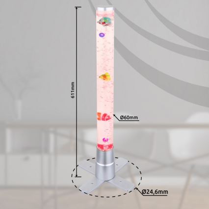 Globo - Lâmpada decorativa LED RGB 9xLED/0,06W/230V