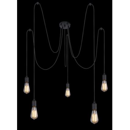 Globo - Iluminação pendente 5xE27/60W/230V