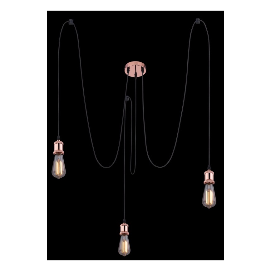 Globo A32-3 - Candeeiro suspenso OLIVER 3xE27/40W/230V aranha