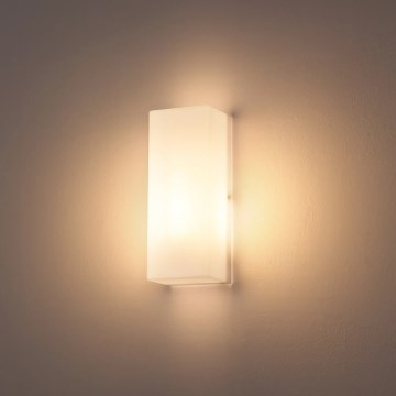 Globo - Aplique de parede exterior 1xE27/15W/230V IP44 branco