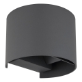 Globo - Aplique de parede LED para exterior 2xLED/3W/230V IP54