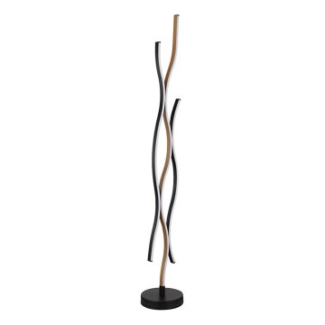 Globo - Candeeiro de chão LED LED/28W/230V 3000K preto/dourado