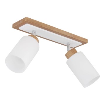 Globo - Candeeiro de focos 2xE27/60W/230V bege/branco