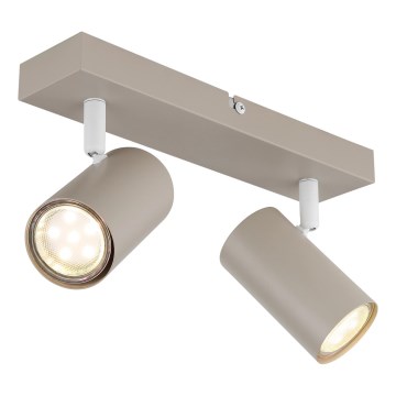 Globo - Candeeiro de focos 2xGU10/35W/230V bege