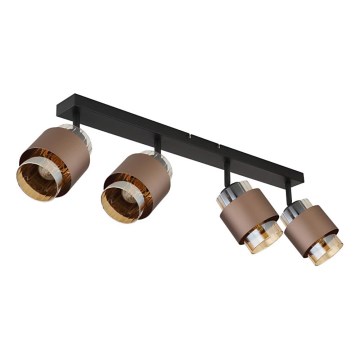 Globo - Candeeiro de focos 4xE27/40W/230V preto/bronze
