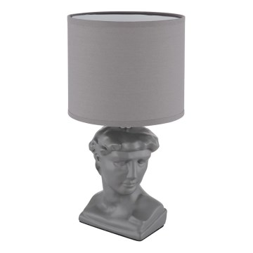 Globo - Candeeiro de mesa 1xE14/40W/230V cinzento